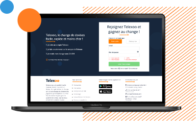 ordinateur avec hachures